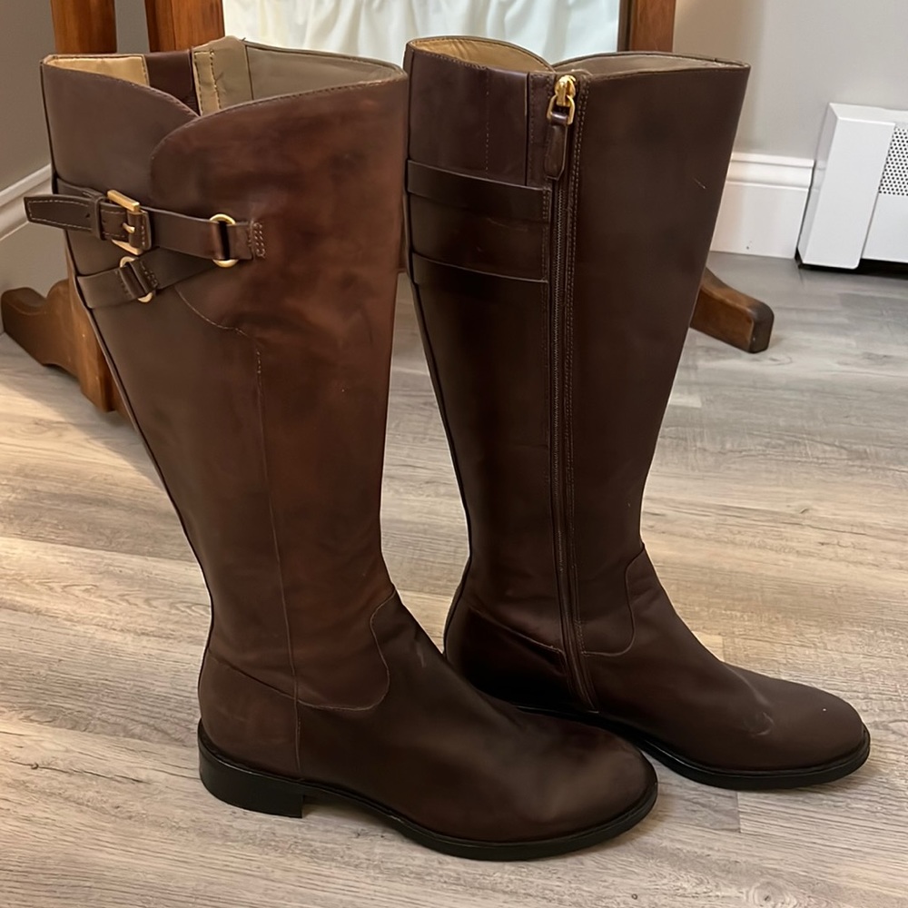 Ecco Brown Riding Boots like new!!